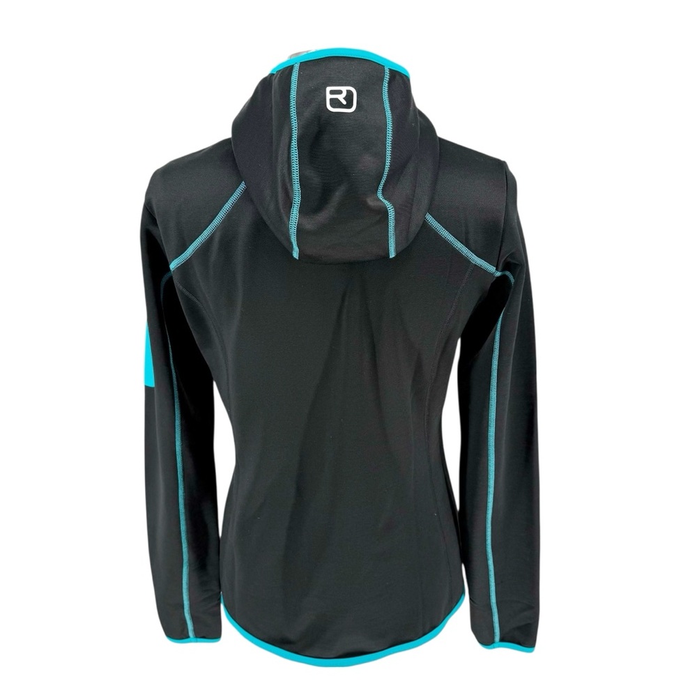 ORTOVOX Fleece Lined Full Zip Knit Hoodie Women's L - Picture 4 of 13